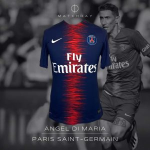 Angel Di Maria match worn PHOTOMATCH jersey - Paris Saint Germain vs Angers 2018