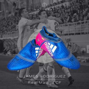 James Rodriguez match worn & signed PHOTOMATCH boots - Real Madrid Season 2017