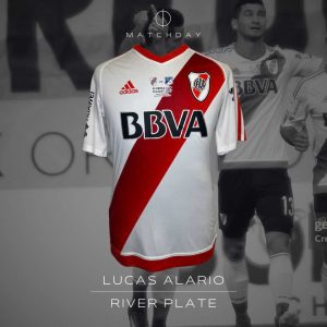 Lucas Alario match worn jersey - River Plate vs Millonarios ST - Florida Cup