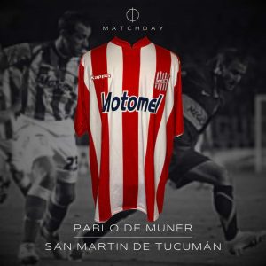 Pablo de Muner - San Martin de Tucuman - Torneo Clausura 2009 - MATCH WORN